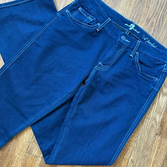 7 For All Mankind A Pocket Flare Jeans - Picture 8 of 8